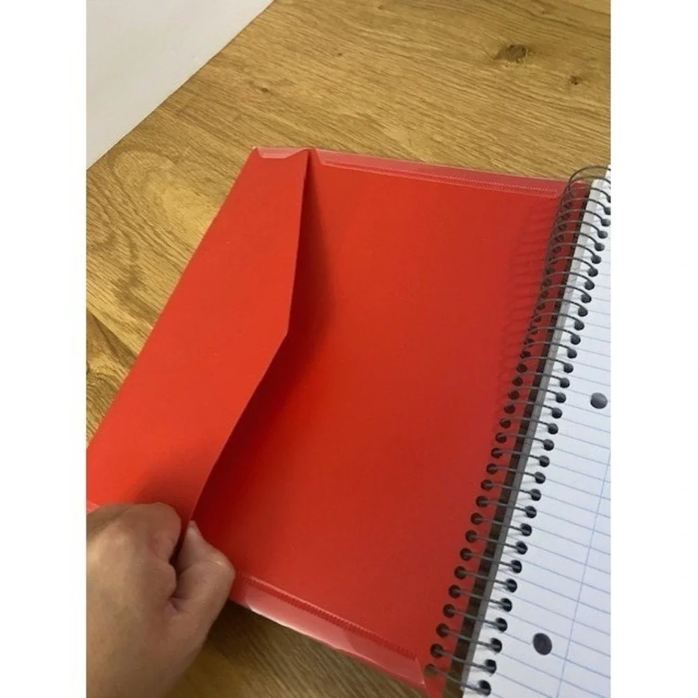 Mead Trapper Notebook Unisex 11x8.5 Red New Vintage 2010 College Ruled 160ct